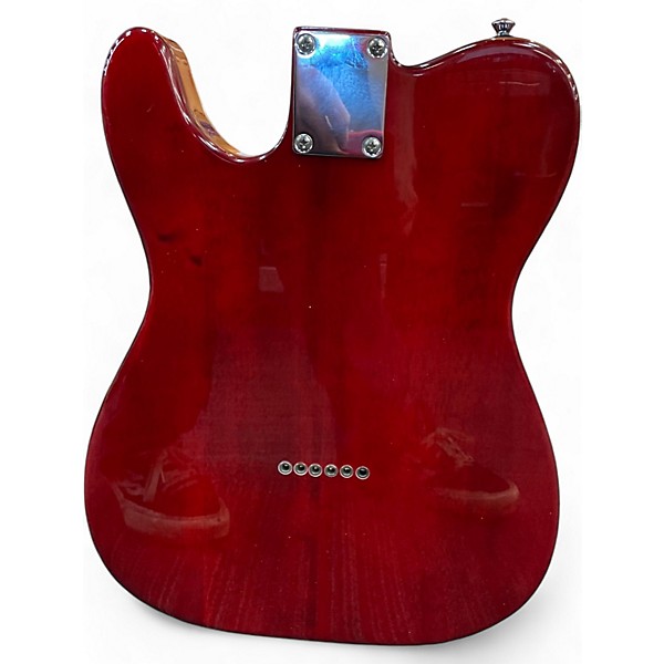 Used Harley Benton TE-90QM Trans Red Solid Body Electric Guitar