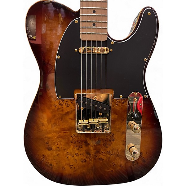 Used Michael Kelly Custom Collection 50 Burl Burst Solid Body Electric Guitar
