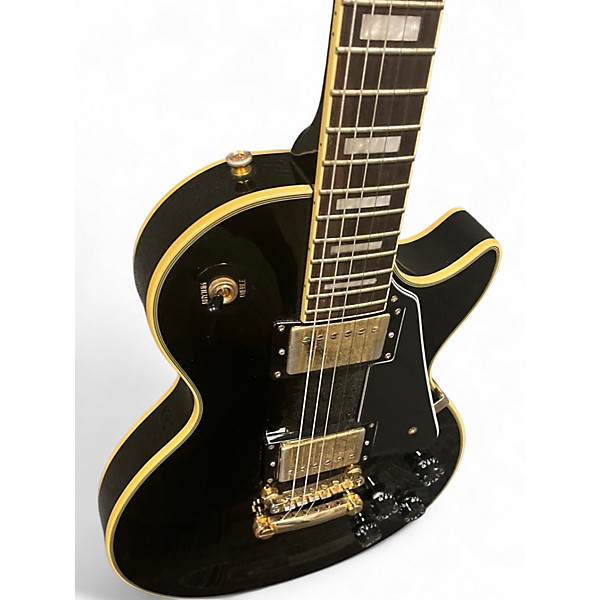 Used Epiphone Les Paul Custom Pro Ebony Solid Body Electric Guitar