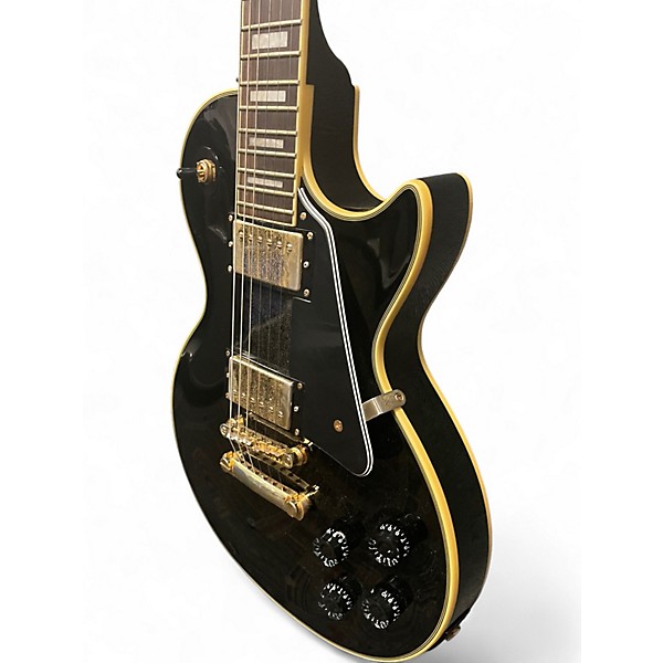 Used Epiphone Les Paul Custom Pro Ebony Solid Body Electric Guitar
