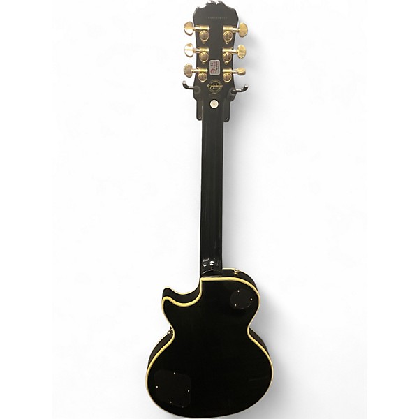 Used Epiphone Les Paul Custom Pro Ebony Solid Body Electric Guitar