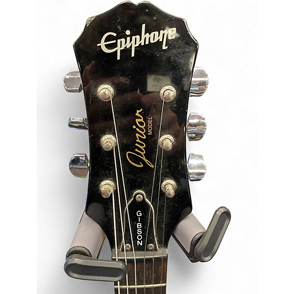 Used Epiphone Les Paul Junior Black Solid Body Electric Guitar