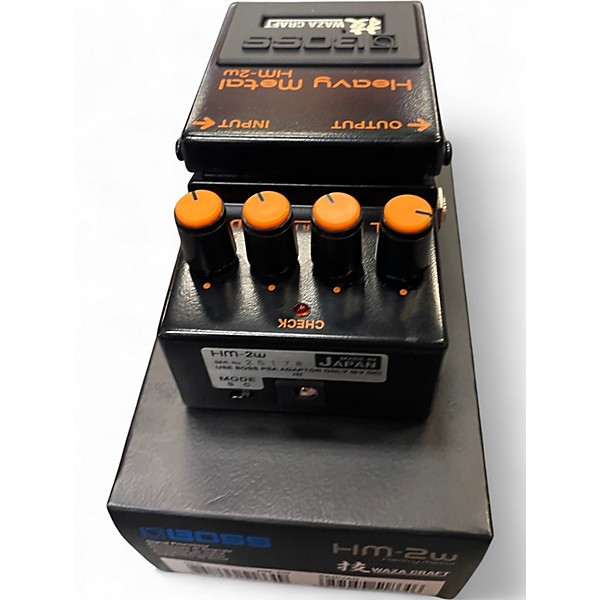 Used BOSS HM2W Heavy Metal Waza Craft Effect Pedal