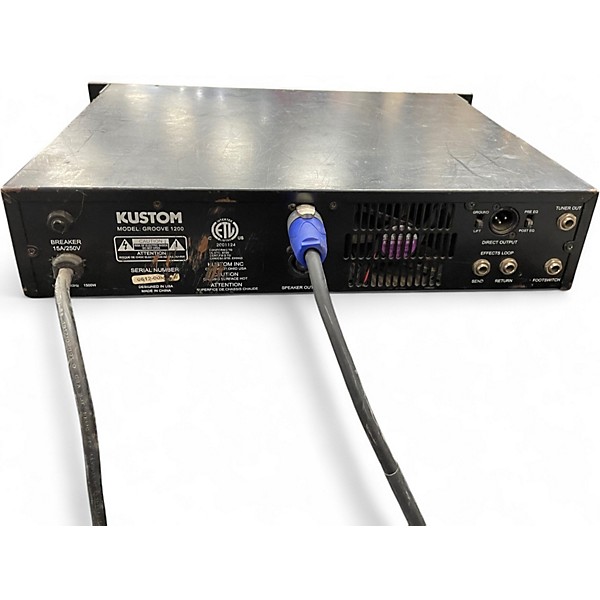 Used Kustom GROOVE BASS 1200 Bass Amp Head