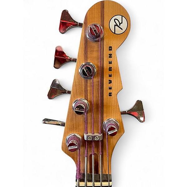 Used Reverend Mercalli 5 Periwinkle Burst Electric Bass Guitar