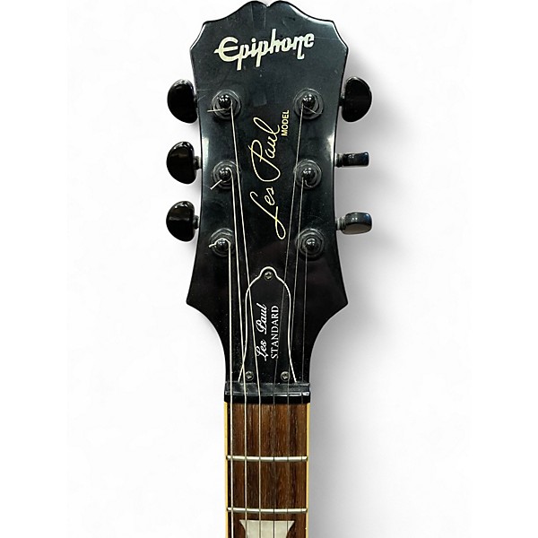 Used Epiphone Les Paul Standard TRANSPARENT BLACK Solid Body Electric Guitar