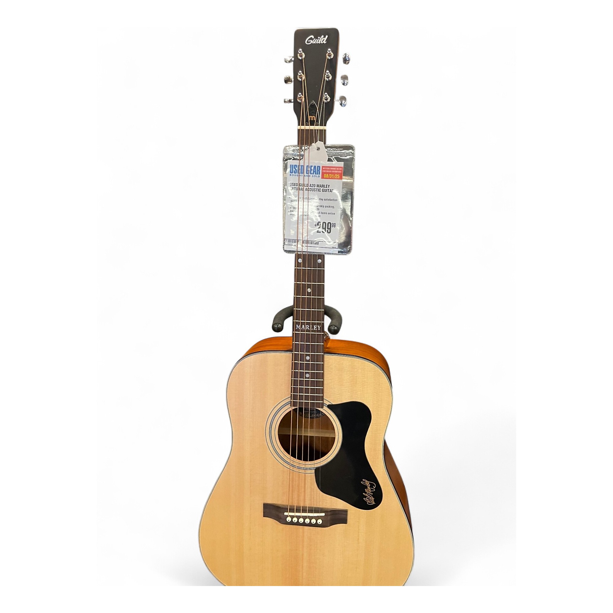 Used Guild A20 MARLEY Natural Acoustic Guitar Natural