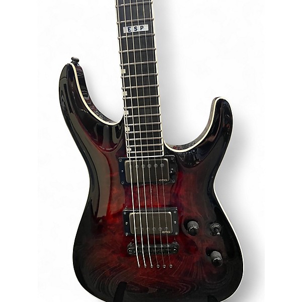 Used ESP E-II Horizon Black Cherry Solid Body Electric Guitar