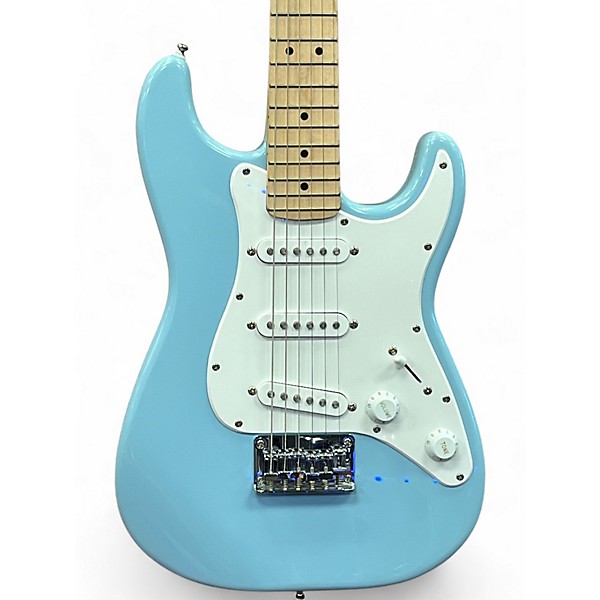 Used Squier Mini Affinity Stratocaster Daphne Blue Electric Guitar