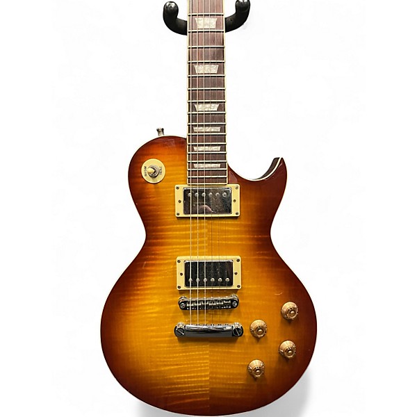 Used Harley Benton SC-550 Deluxe Tobacco Burst Solid Body Electric Guitar