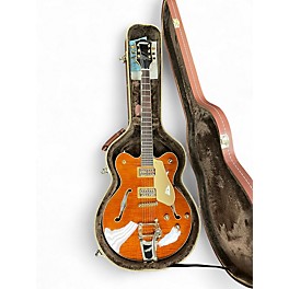 Used Gretsch Guitars EMTC Orange Hollow Body Electric Guitar