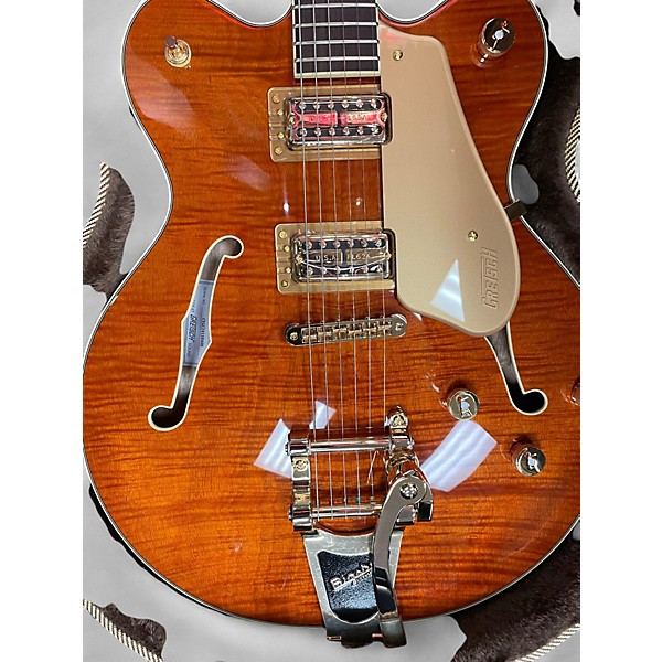 Used Gretsch Guitars EMTC Orange Hollow Body Electric Guitar