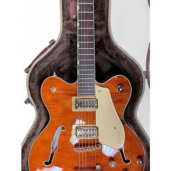 Used Gretsch Guitars EMTC Orange Hollow Body Electric Guitar