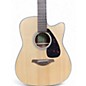 Used Yamaha FGX800C Natural Acoustic Electric Guitar