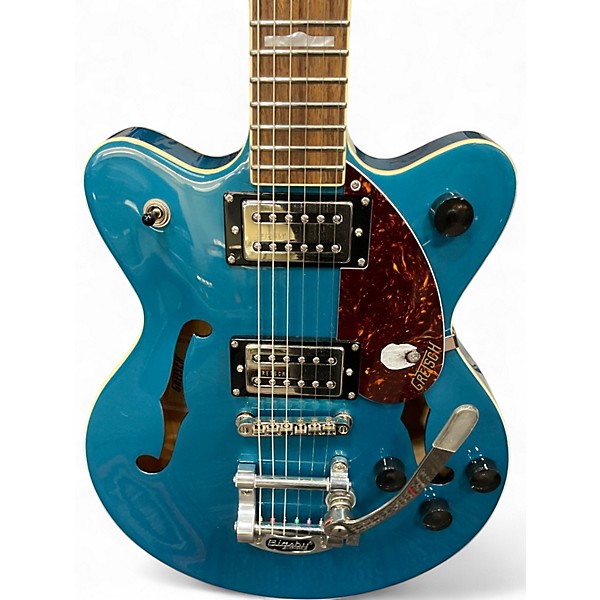 Used Gretsch Guitars G2657T Green Hollow Body Electric Guitar
