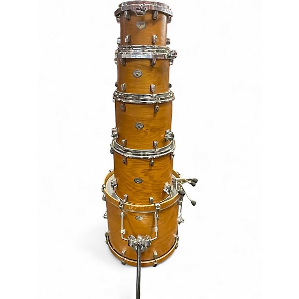 Used TAMA 5 Piece Silverstar Natural Drum Kit