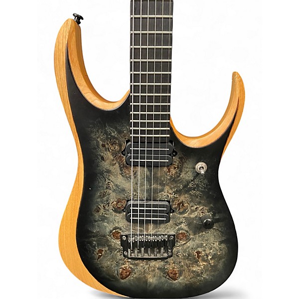 Used Ibanez RDGIX6PB Iron label surreal black burst Solid Body Electric Guitar