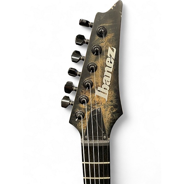 Used Ibanez RDGIX6PB Iron label surreal black burst Solid Body Electric Guitar