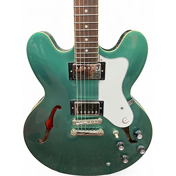 Used Epiphone ES335 IG Green Hollow Body Electric Guitar