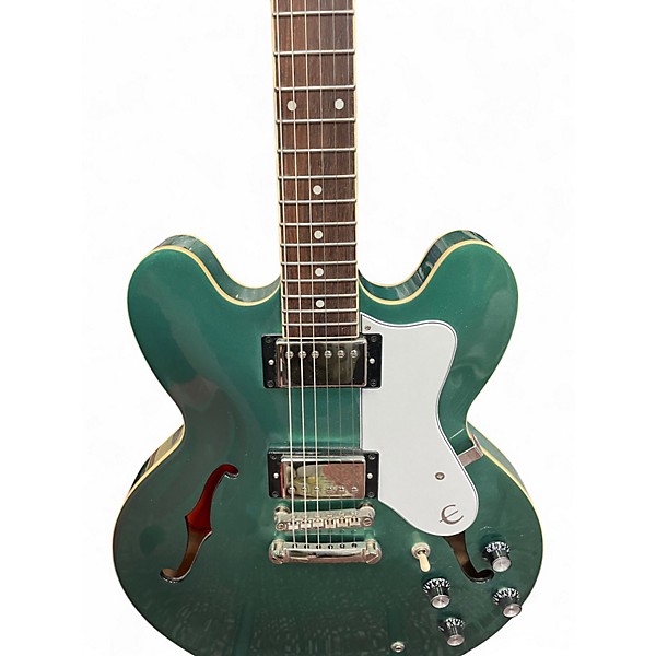 Used Epiphone ES335 IG Green Hollow Body Electric Guitar