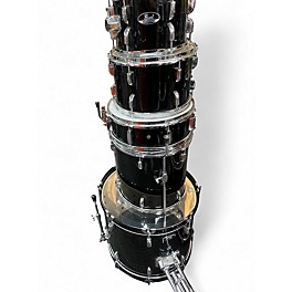 Used Pearl 5 Piece Roadshow Black Drum Kit