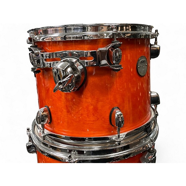 Used Mapex 5 Piece Meridian Birch orange birch Drum Kit
