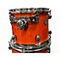 Used Mapex 5 Piece Meridian Birch orange birch Drum Kit