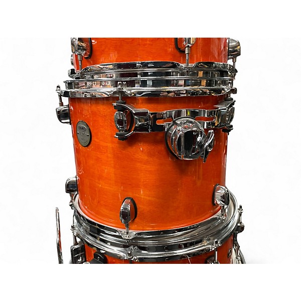 Used Mapex 5 Piece Meridian Birch orange birch Drum Kit