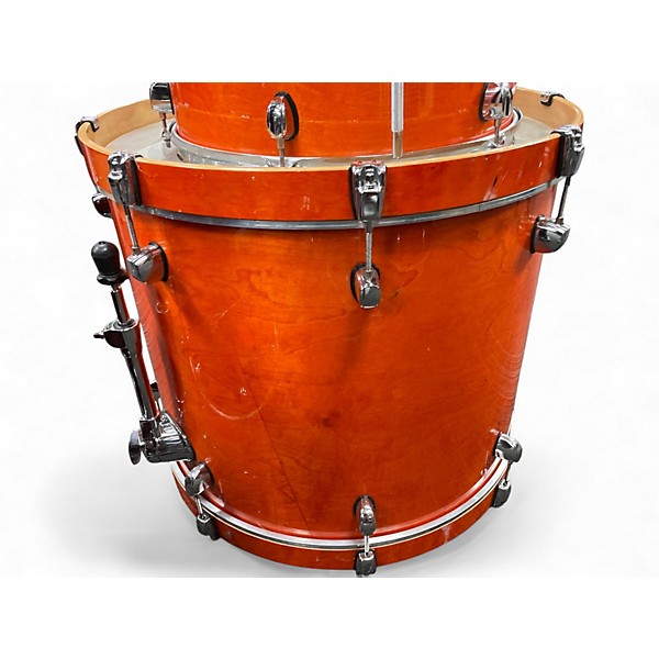 Used Mapex 5 Piece Meridian Birch orange birch Drum Kit
