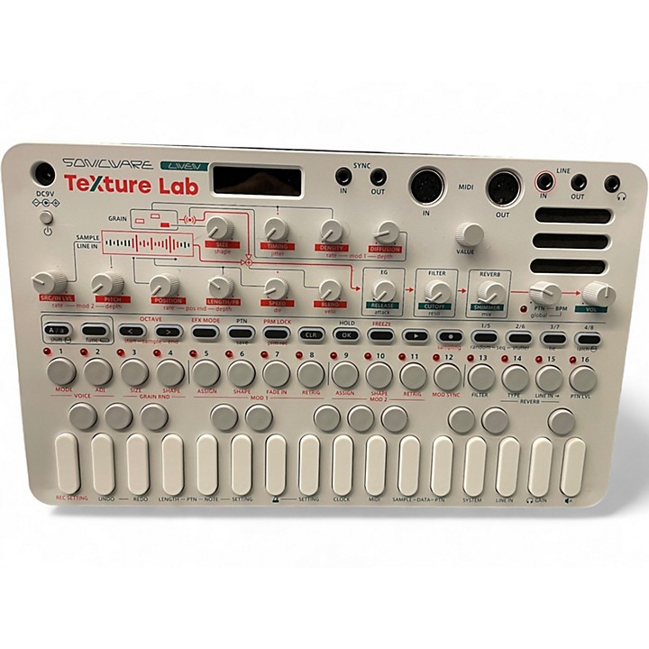 SONICWARE Texture Lab 美品 Sonicware's LIVEN Texture Lab granular synth creates sonic