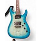 Used Schecter Guitar Research Omen Extreme 6 Ocean Blue Burst Solid Body Electric Guitar