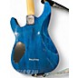Used Schecter Guitar Research Omen Extreme 6 Ocean Blue Burst Solid Body Electric Guitar