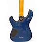 Used Schecter Guitar Research Omen Extreme 6 Blue Solid Body Electric Guitar