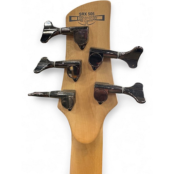 Used Ibanez SRX 505 Trans Black Electric Bass Guitar