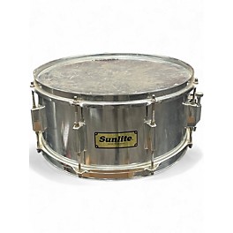 Used Sunlite 14in Steel Shell Silver Drum
