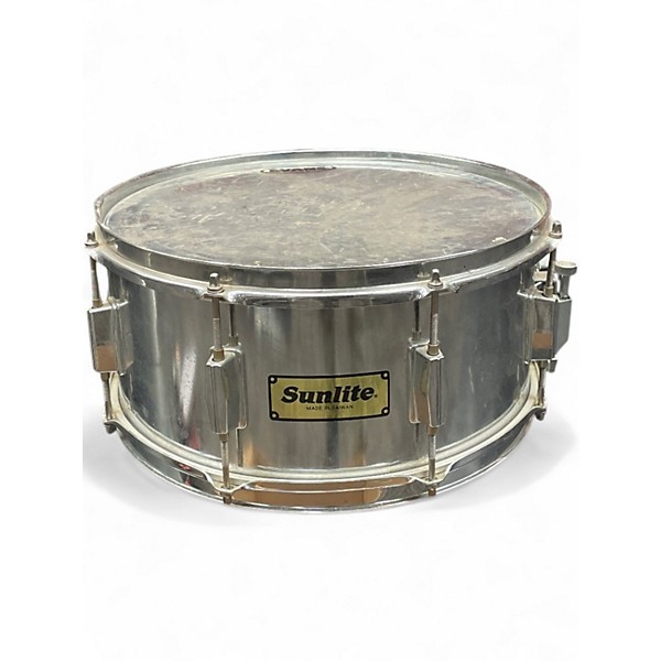 Used Sunlite 14in Steel Shell Silver Drum