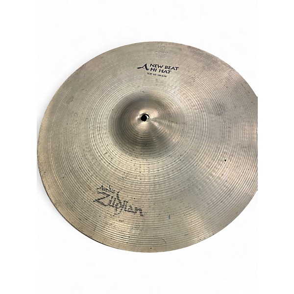 Used Zildjian 14.25in New Beat Hi Hat Pair Cymbal