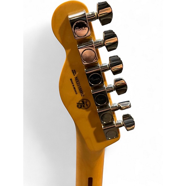 Used Fender 75TH ANNIVERSARY PLAYER TELECASTER WITH FENDERTREMELO SYSTEM Daphne Blue Solid Body Electric Guitar