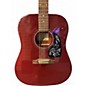 Used Epiphone Starling Red Acoustic Guitar