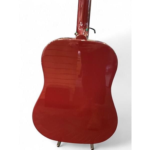 Used Epiphone Starling Red Acoustic Guitar