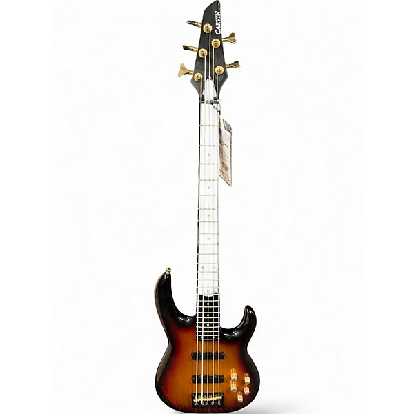 Used Carvin LB75 Tobacco Burst Electric Bass Guitar