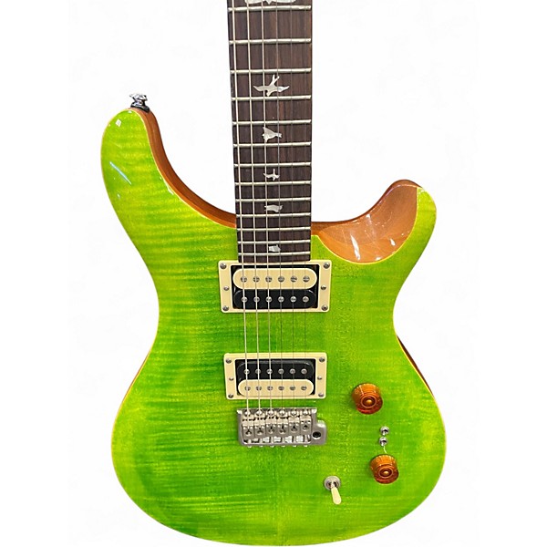 Used PRS SE CUSTOM 24-08 ERIZA VERDE Solid Body Electric Guitar