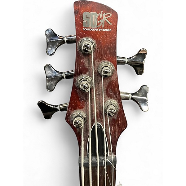 Used Ibanez SR505 5 String Mahogany Electric Bass Guitar