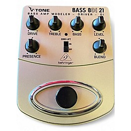 Used Behringer BDI21 V-Tone Bass Driver Bass Effect Pedal