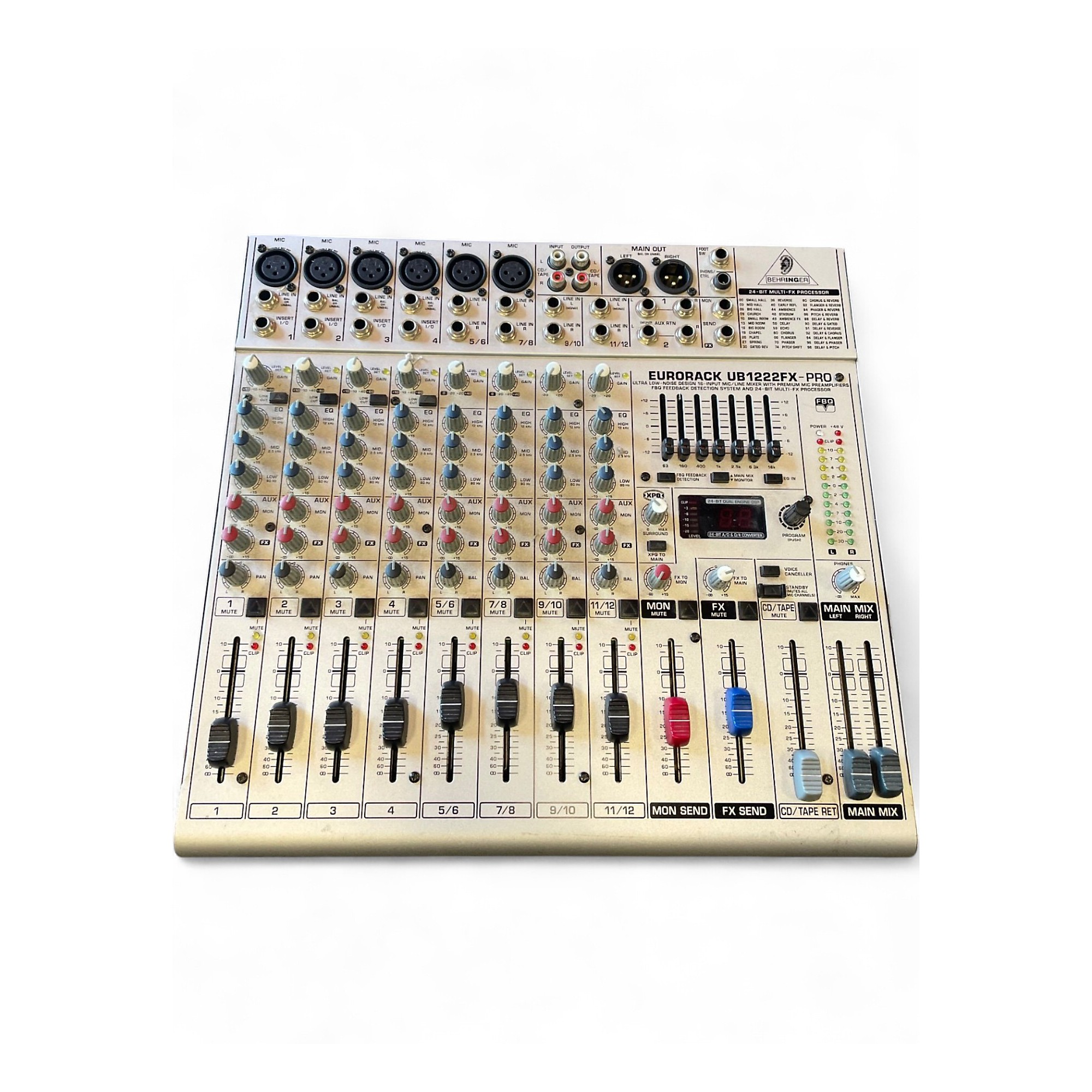 Used Behringer UB1222FX-Pro Unpowered Mixer | Guitar Center