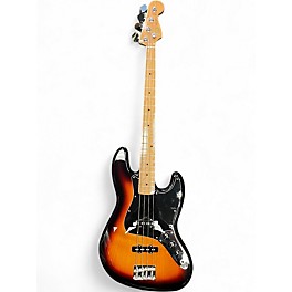 Used Fender Standard Jazz Bass 3 Color Sunburst Electric Bass Guitar