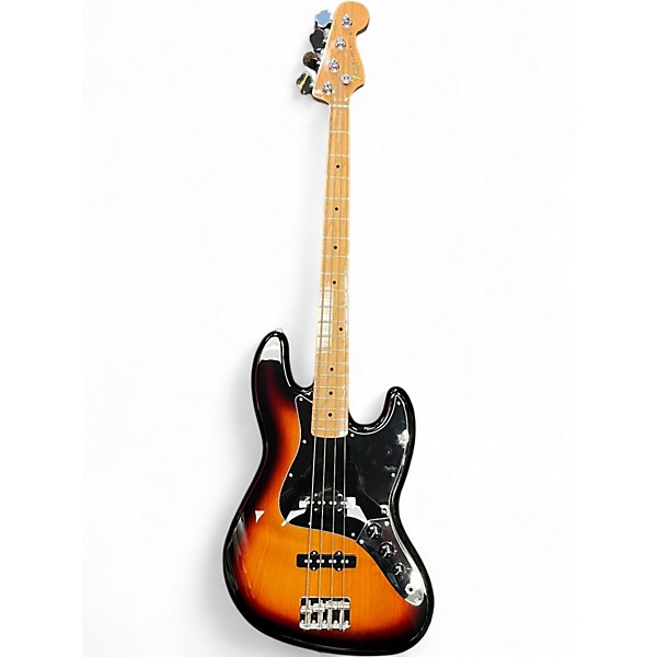Used Fender Standard Jazz Bass 3 Color Sunburst Electric Bass Guitar