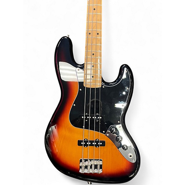 Used Fender Standard Jazz Bass 3 Color Sunburst Electric Bass Guitar