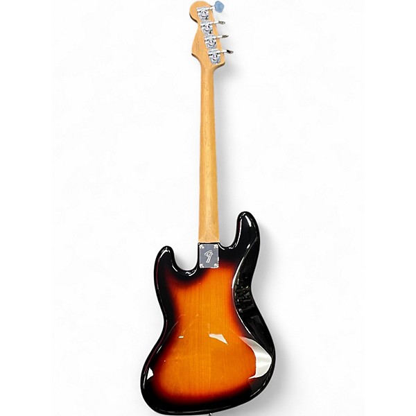 Used Fender Standard Jazz Bass 3 Color Sunburst Electric Bass Guitar