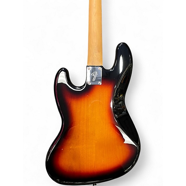 Used Fender Standard Jazz Bass 3 Color Sunburst Electric Bass Guitar